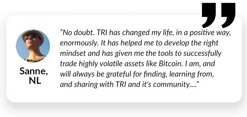 Sanne: TRI has changed my life, in a positive way, enormously