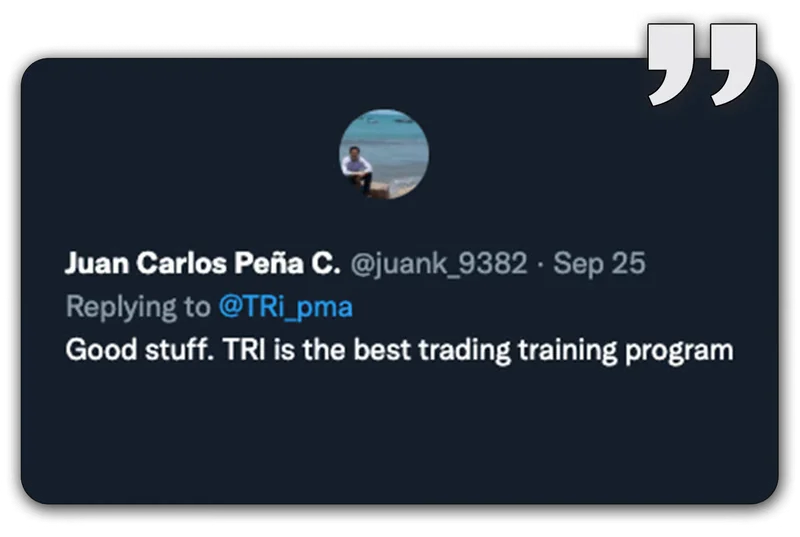 Juan Carlos: TRI is the best trading training program